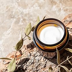 Lil Ray 2 Oz Glass Cream Jars with Gold Lid, Empty