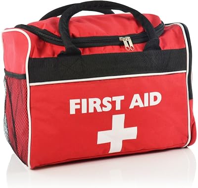 JFA Medical Sports Run-On First Aid Bag - Empty, Strong Nylon, Spacious