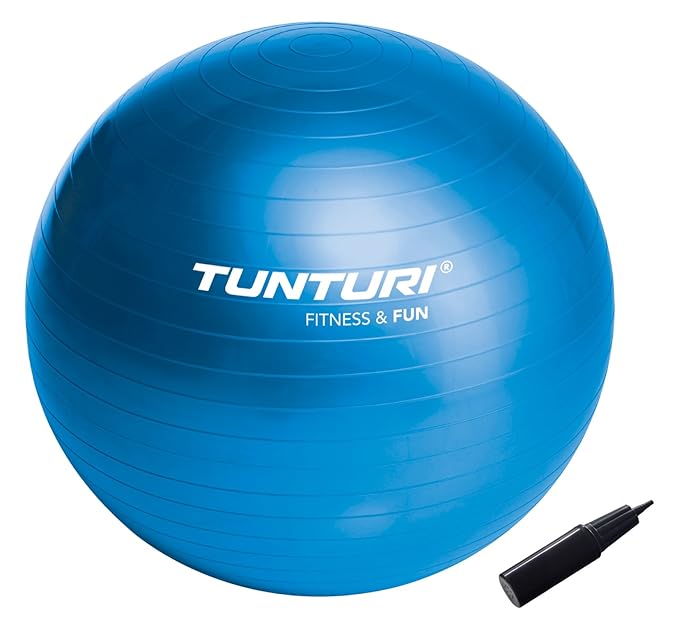 Tunturi 14Tusfu134 Balón Suizo, Unisex Adulto, Azul, 55 cm: Amazon ...