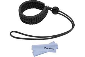 Techion Braided 550 Paracord Adjustable Camera Wrist Strap/Bracelet for Cameras, Binoculars, and Other Stuff