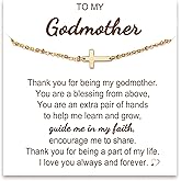 Tarsus Cross Bracelet for Women, Christian Gifts for Women, Religious Gifts Adjustable Dainty Cross Bracelet, Easter, Mother's Day, Christmas, Birthday