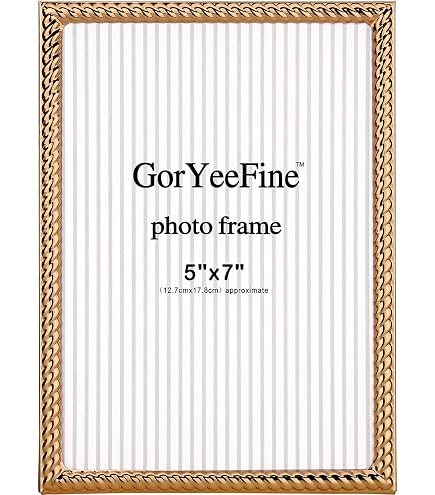 thumbnail image 2 of FineLiMoLa 5x7'' Silver Rope Design Metal Picture Frames 2 Pack With Hi 2 of 10