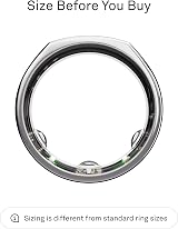 Oura Gen3 Heritage Smart Ring Silver Size 11 Sleep Heart Rate Fitness view 2
