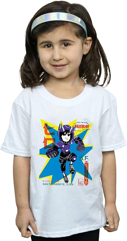 Disney Fille Big Hero 6 Hiro Manga T Shirt Amazonfr
