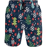 visesunny Men's Novelty Beach Shorts Quick Dry Swimwear Sports Running Swim Board Shorts Bathing Suits Mesh Lining