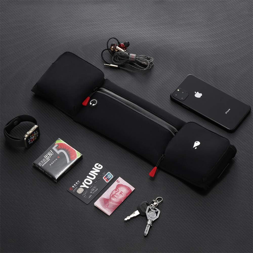 simptech Running Belt Bag with Foldable Water Bottle Holder(Bottles NOT Included) - Image 3