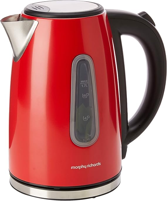 Morphy Richards Equip Jug Kettle 102774 Electric Kettle Red Morphy