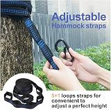 COVACURE Camping Hammock with Mosquito Net Ultralight 210T Nylon 260x130 view 4