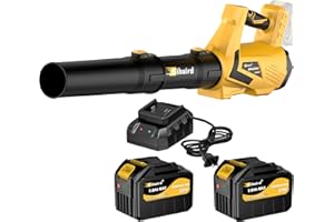 Sihuird Leaf Blower Cordless,680CFM Electric Blower with 2 x 21V 7.8Ah Battery and Charger, 5-Variable Speed & Turbo Mode, Blowers for Lawn Care