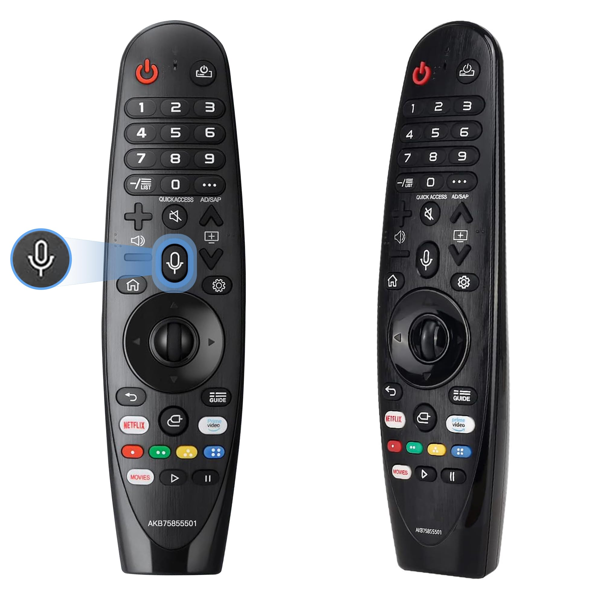 Photo 1 of Voice Magic TV Remote for LG Smart TV 2019-2021 AKB75855501 Replace LG Magic Remote Control AN-MR20GA AN-MR19BA with Pointer Function
