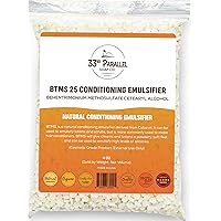 33RD PARALLEL | BTMS 25 Conditioning Emulsifier | Sizes 2 OZ to 1 LBS | Behentrimonium Methosulfate Cetearyl Alcohol Emulsify