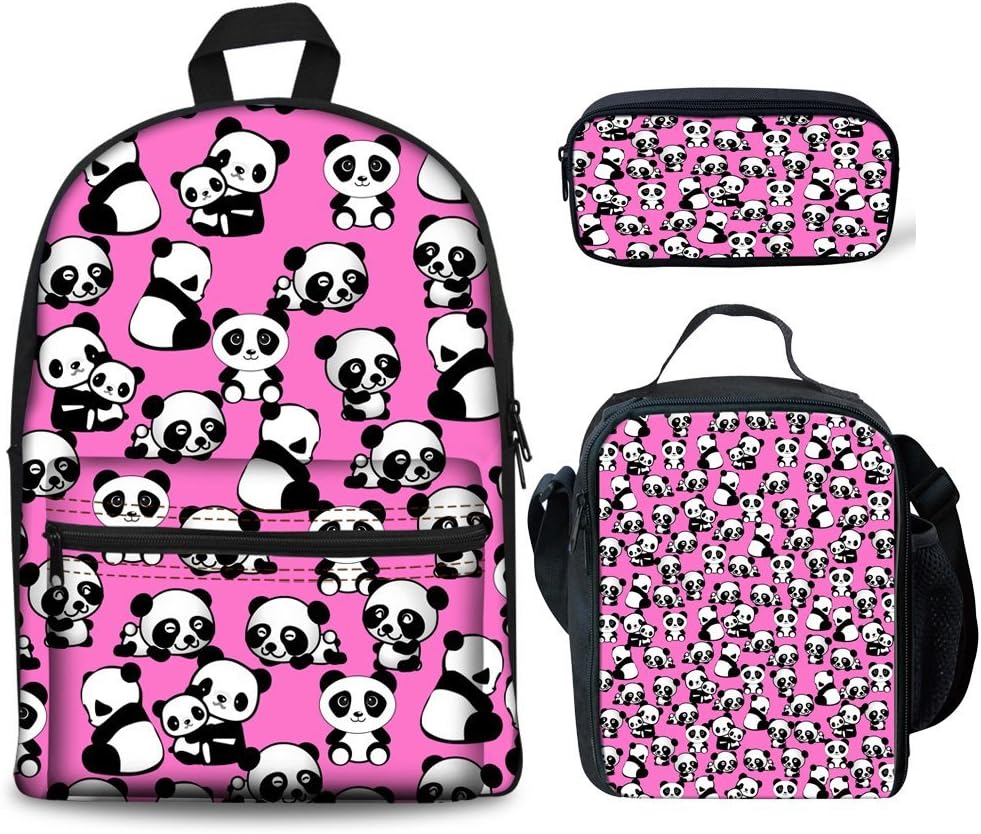 Panda backpack and lunchbox Clearance