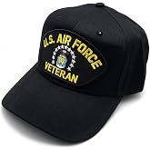 Infinite Hats US Air Force Veteran Patch Retired Adjustable Baseball Cap