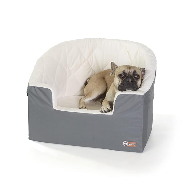 K&H PET PRODUCTS BUCKET BOOSTER DOG CAR SEAT,...