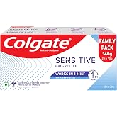 Colgate Sensitive Plus Toothpaste, with Pro Argin Formula for Sensitivity Relief, 140gm