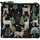 Bamboo Trading Essential Pouch Jingle Bells, 4.75-inch Width x 4-inch Height