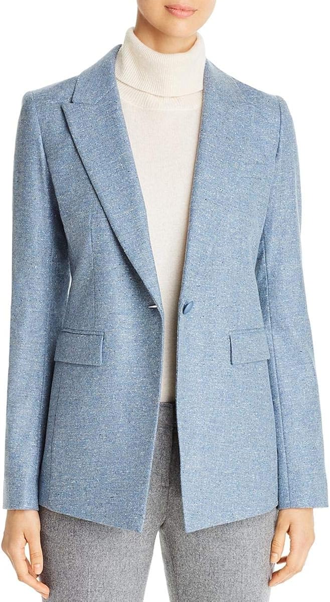 Lafayette 148 New York Womens Heathered Business Jacket