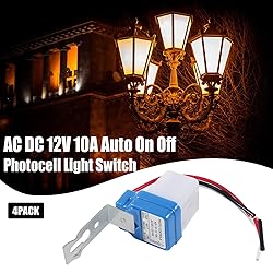 Diitao 4PCS AC DC 12V 10A Automatic Light Switch