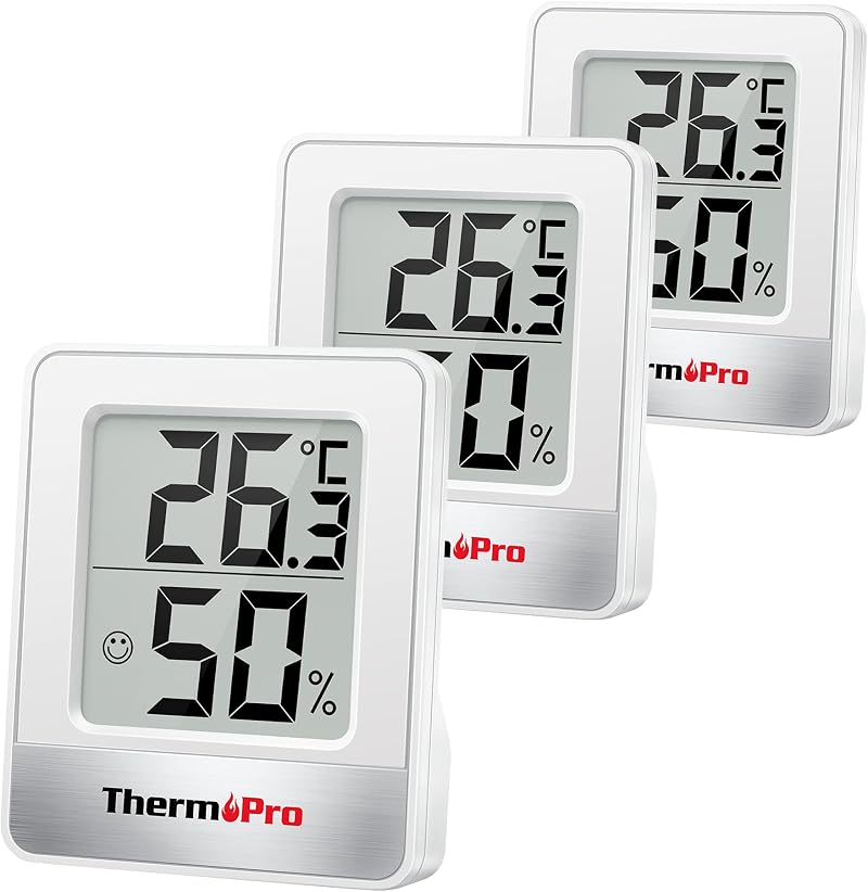 ThermoPro TP49W-3 Digital Mini Thermo-Hygrometer Thermometer