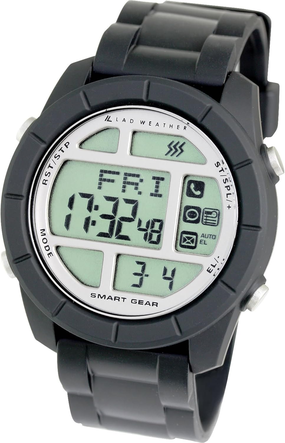 [LAD WEATHER] Smart Watch for iPhone and Android/Emergency Call/Email