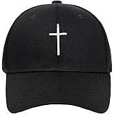 Adjustable Hat Baseball Cap Cross Embroidery Dad Hat Simple Cap Cotton Sunhat