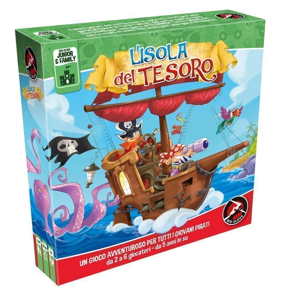 Red Glove Game - Treasure Island, from 10 years old