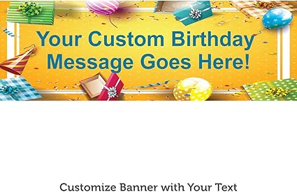 Amazon Com Half Price Banners Custom Birthday Gifts Vinyl Banner