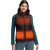 Pioneer Camp Heated Vest for Women Battery Pack Included, Rechargeable Electric Lightweight Quilted Heating Vests Winter