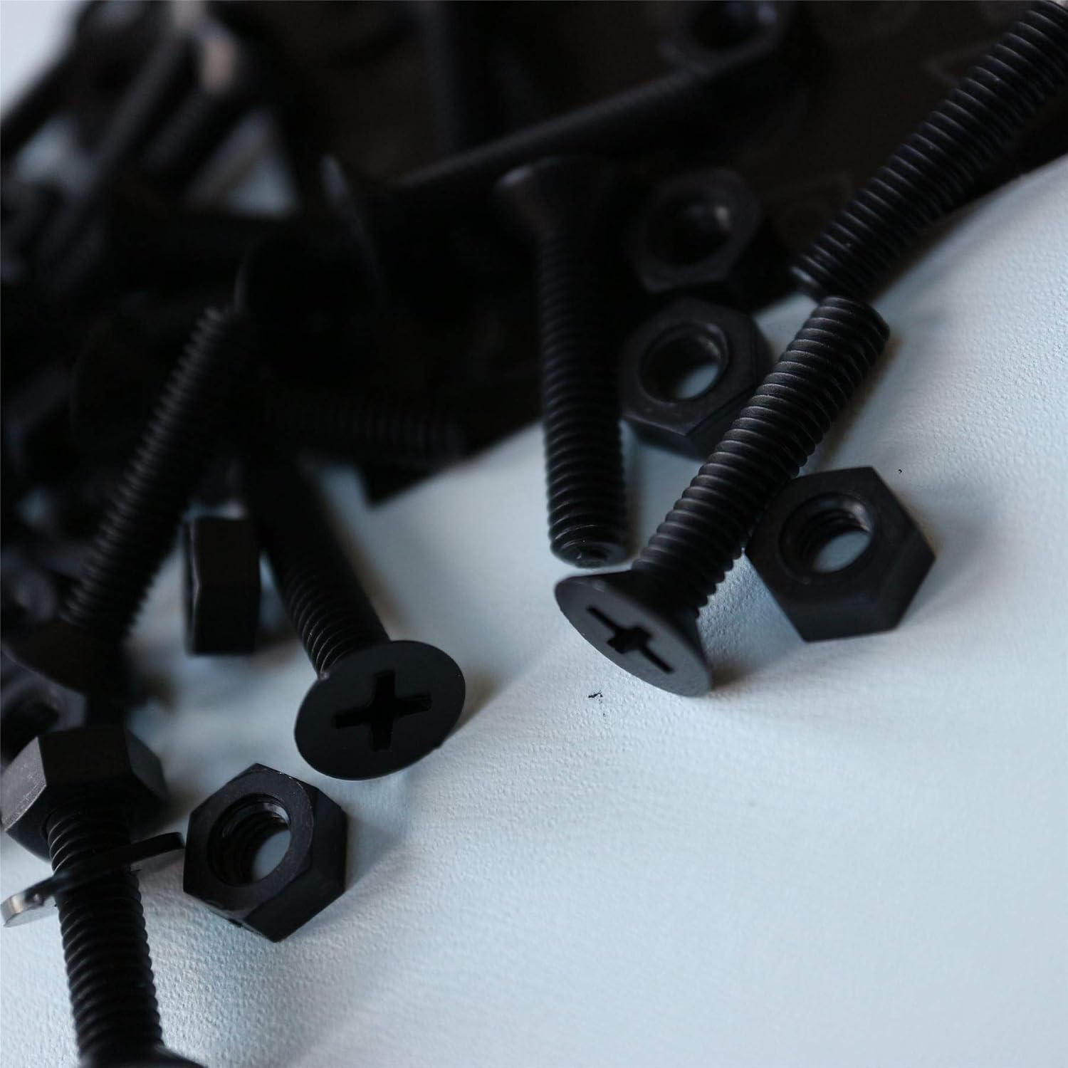20 x Black Countersunk Screws Polypropylene (PP) Plastic Nuts and Bolts, Washers, M4 x 20mm, Anti-Corrosion, Chemical Resistant - Image 3