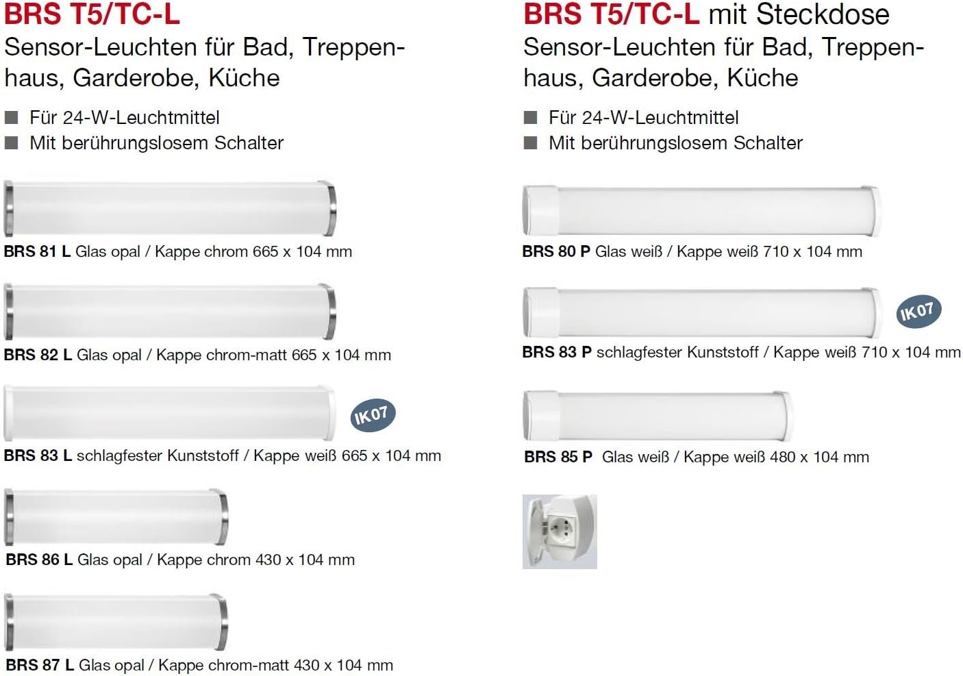 Steinel Brs 82 L Bathroom Sensor Light Amazon Co Uk Lighting