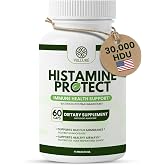 Vellur&eacute; DAO Supplements Histamine Blocker, Diamine Oxidase Enzyme 30000 HDU | Digestive Support with Quercetin &amp; Vit C for Food Intolerance, Fermented Foods, Bloating Relief &amp; Gut Comfort, 60 Capsules