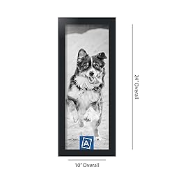 ArtToFrames 8x22 Inch Black Picture Frame, This