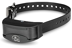 SportDOG Brand NoBark 10 Collar, Dog Bark Collars, Rechargeable, Programmable Bark Collar, Silent Partner Technology, Two Modes of Operation, Waterproof Collar (Black)