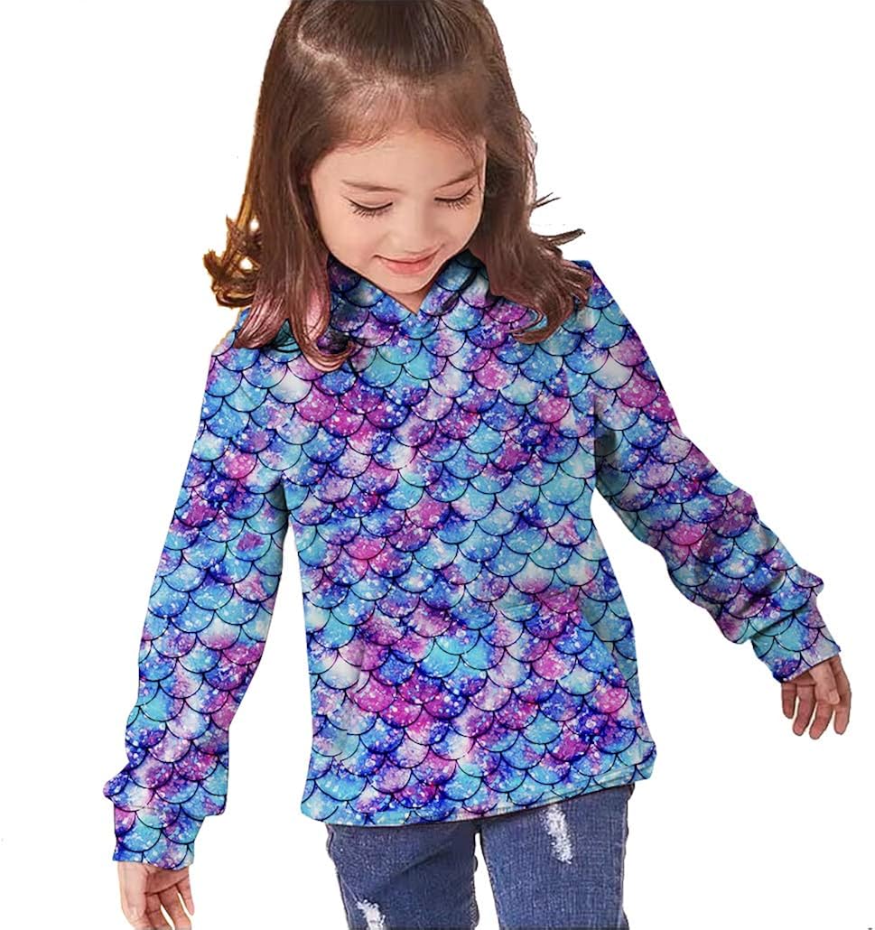 Ahegao Unisex Kids Hoodies Sweaters 3D Printed Casual Hooded Sweatshirts with Big Pockets for 4-14T Boys Girls: Clothing