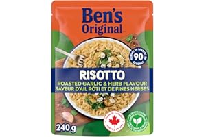 BEN'S ORIGINAL Risotto Roasted Garlic & Herb Flavour Side Dish, 240g Pouch