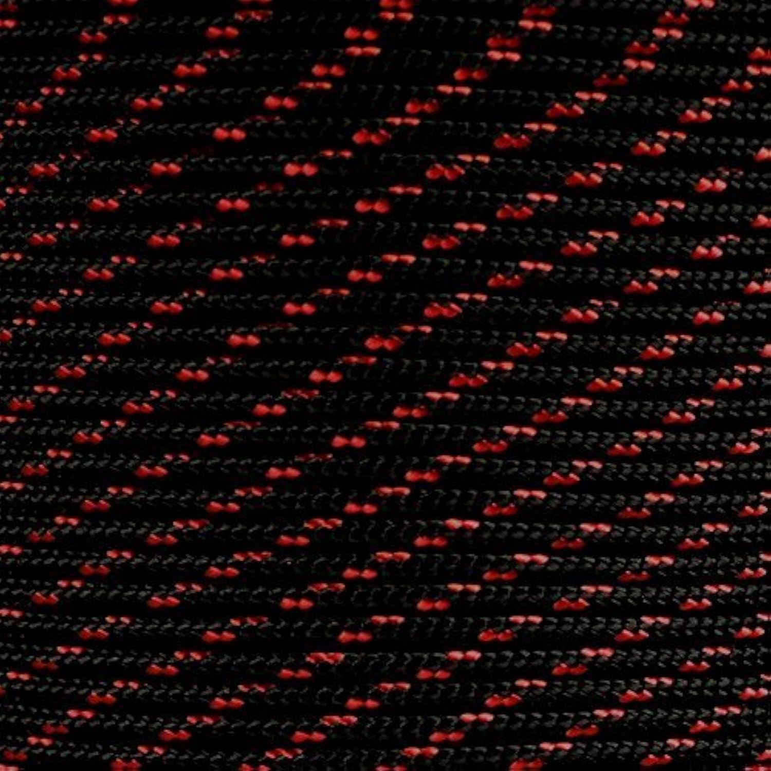 PARACORD PLANET 10, 25, 50, and 100 Foot Hanks of 425 Paracord (3mm) - Made of 100% Nylon for Tactical, Crafting, Survival, General Use, and Much More (Dark Side, 100 Feet)