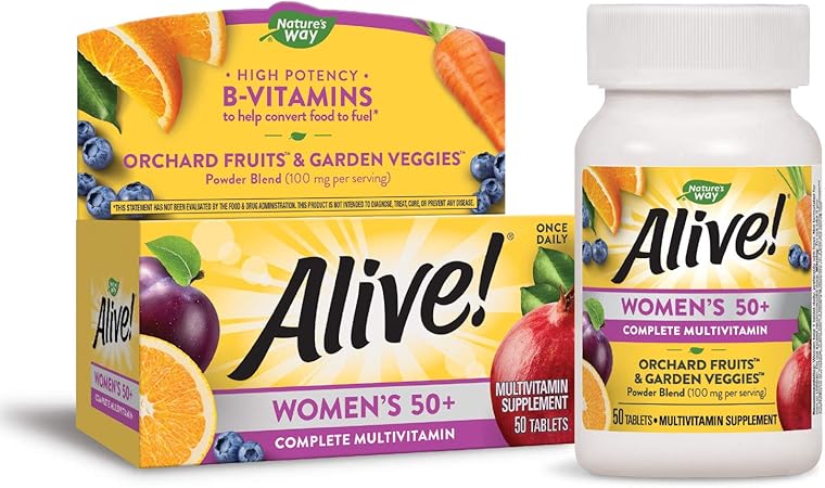Alive Women's 50+ Multivitamin - Multimineral Nature's Way 50 Tabs