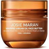 Josie Maran Whipped Argan Oil Firming + Hydrating Face Butter Moisturizer, Air-Whipped Lightweight Cream for Firmness, Hydration &amp; Smooth Skin, 1.7 oz'