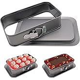 JJYHEHOT Rectangular Springform Pan, Rectangle Cake Pan with Removable Bottom, 11 * 7in Rectangular Cake Baking Trays Cheesecake Tin for Tortes Cheesecake Mousse