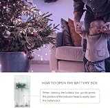 Jsdoin Fairy Lights 2 Pack 50 LEDs Copper Wire Battery Operated 5M Cool White view 4