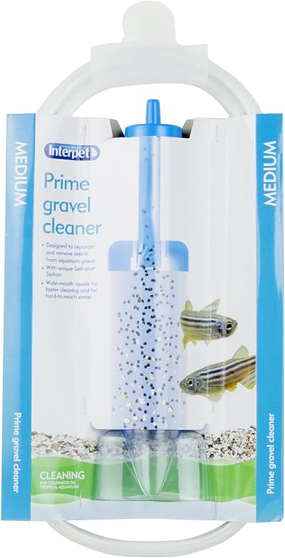 Interpet Aquarium Syphon Water Drainer and Gravel Cleaner Medium