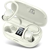 Ear buds Wireless Bluetooth Earbuds Sport 2026 NEW Bluetooth 5.3 Headphones 128H Playtime with LED Display Powerful Bass Over Ear Earphones with Earhooks IP7 Waterproof for Gym/Running/Workout