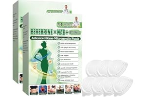 10-in-1 Nano Microdarts Patch, Natural Slim Patches for Women and Men Gentle Formula Firm and moisturize skin, Pure Natural H