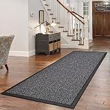 SAFRI Grey Barrier Mat Heavy Duty Indoor Outdoor Dirt Trapper 90x120cm view 9