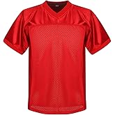 Youth Football Jersey American Football Jersey Sports T-Shirt Blank Kids Football Practice Jersey