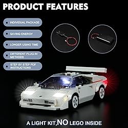 BrickBling LED Light Kit Compatible with Lego Speed