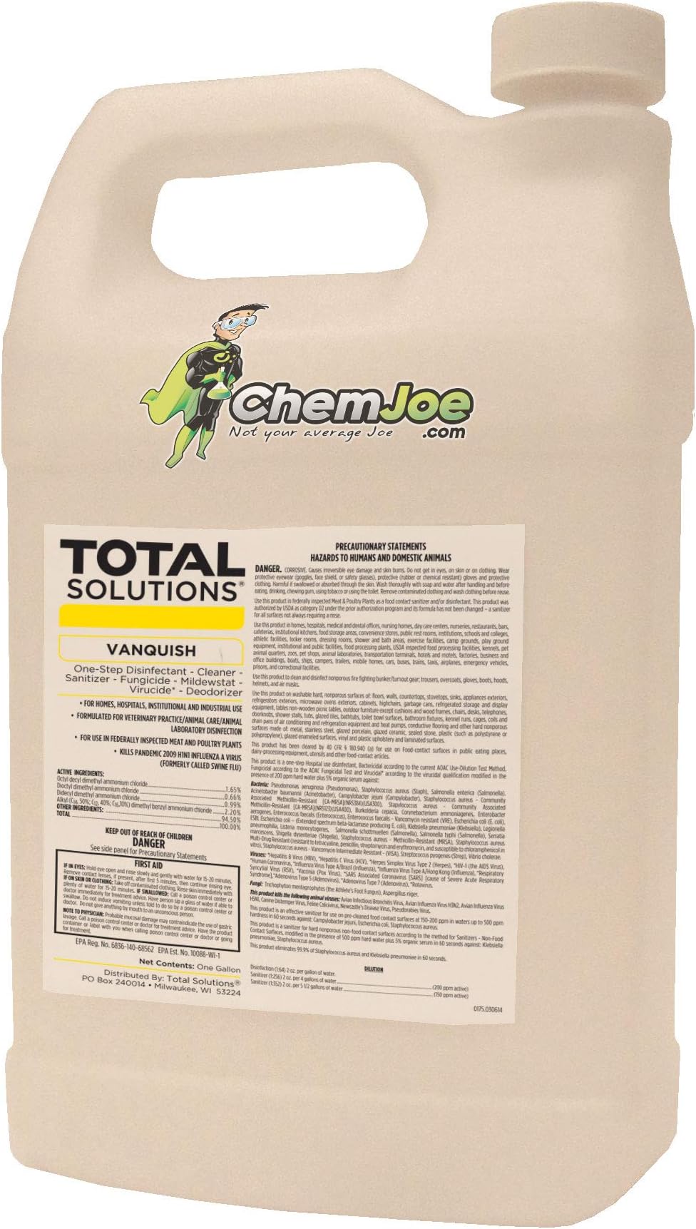 Vanquish Disinfectant Gallon Jug