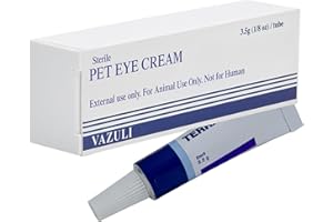 milagro VAZULI Pet Eye Health Cream/Ointment for Cats, Dogs, Cattle, Sheep, Horse, Birds,Kittens and All Pets 1/8 oz /3.5gr - 1 pcs Tube