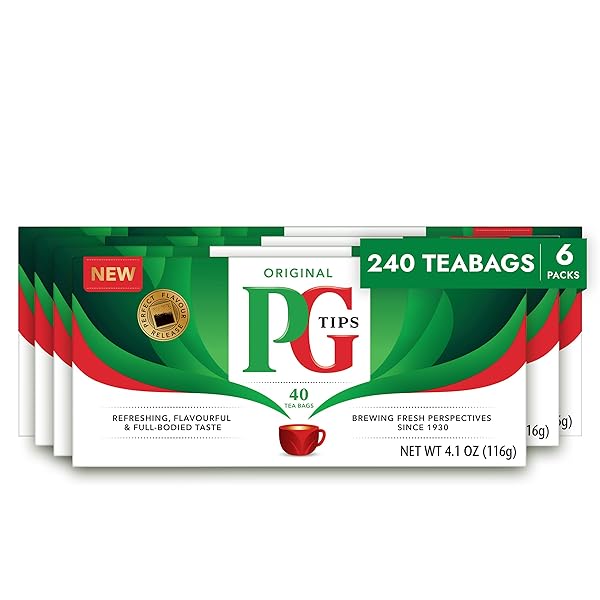 PG TIPS PREMIUM BLACK TEA FOR A CLASSIC...
