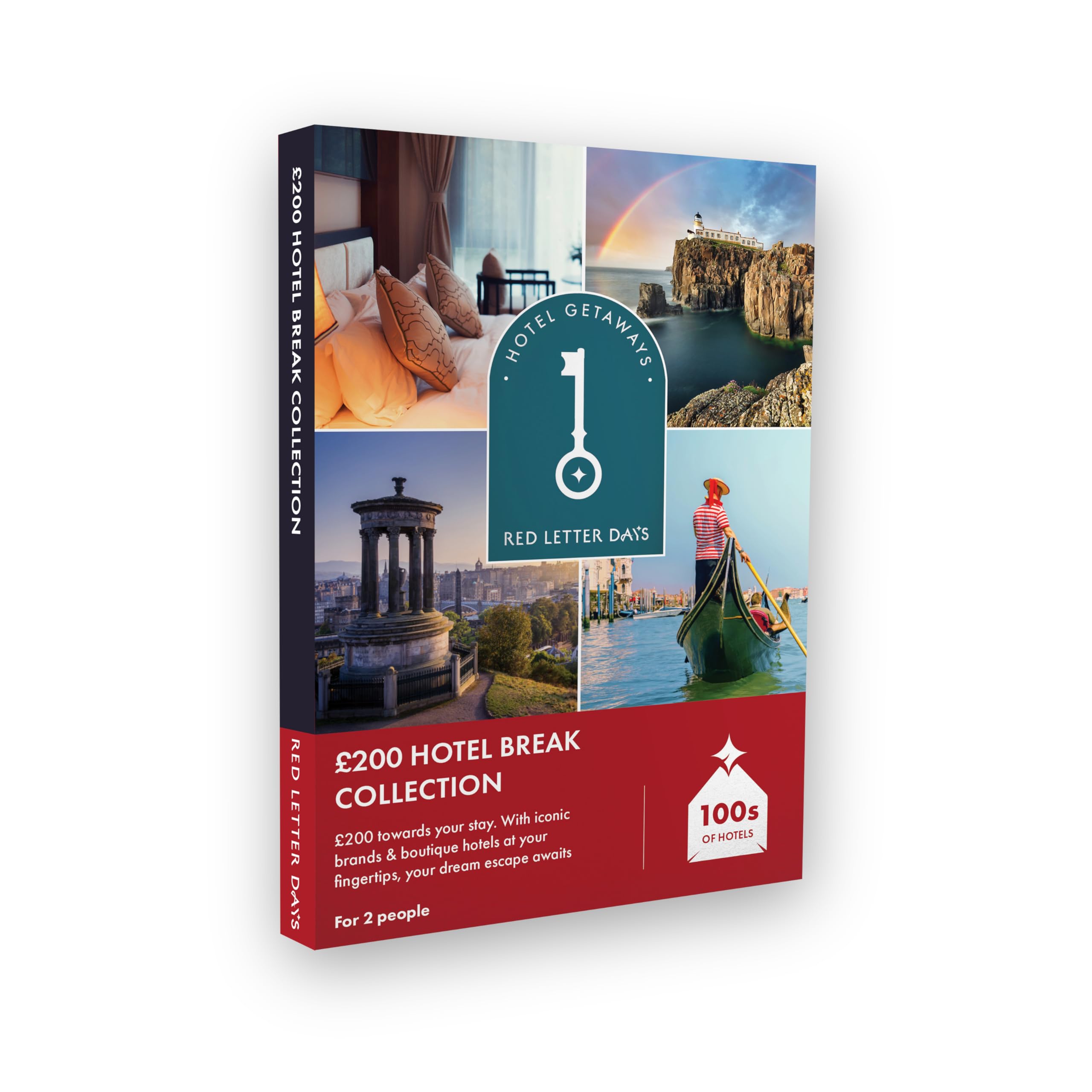 Red Letter Days £200 Hotel Break Collection Experience Box - Getaways and Mini Holidays Across the UK and Europe